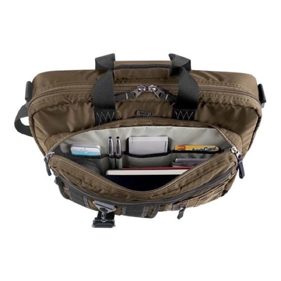 SOLO Black Ops ZONE—Laptop case - 15.6-inch Hybrid Briefcase VS Backpack - Picture 7 of 10
